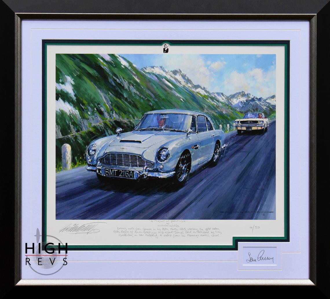 In Pursuit of Goldfinger – Framed Print by Nicholas Watts