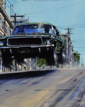BULLITT GIVES CHASE – Limited Art Prints by Nicholas Watts