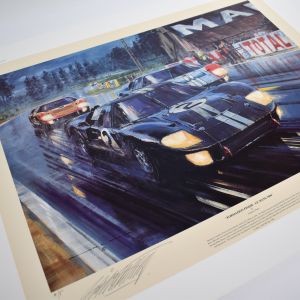 FORMATION FINISH – Le Mans Motorsport Limited Art Prints by Nicholas Watts
