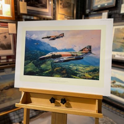MiG ENCOUNTER – F-4 Phantom Art Prints by Anthony Saunders