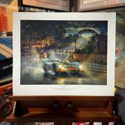 INTO THE NIGHT – Porsche 917 Le Mans 1970 Art Prints by Paul Dove