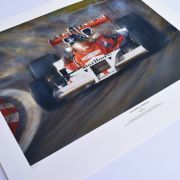 DEFENDING CHAMPION – James Hunt Tribute – Limited Edition Print by Paul Dove