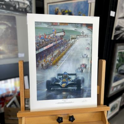 LEADING THE WAY – Ronnie Peterson Tribute Art Prints by Paul Dove