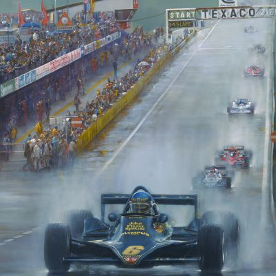 LEADING THE WAY – Ronnie Peterson Tribute – Framed Limited Edition Print by Paul Dove