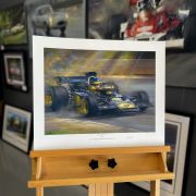 RACING WITH STYLE – Ronnie Peterson Tribute Art Prints by Paul Dove