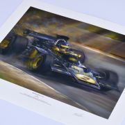 RACING WITH STYLE – Ronnie Peterson Tribute – Limited Edition Print by Paul Dove