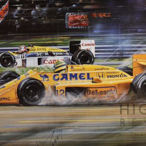 TRIPLE CHAMPION – Framed Collector’s Piece – Nicholas Watts