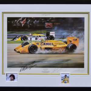 TRIPLE CHAMPION – Framed Collector’s Piece – Nicholas Watts