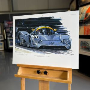 Schumacher at Le Mans – Limited Edition Print by Nicholas Watts