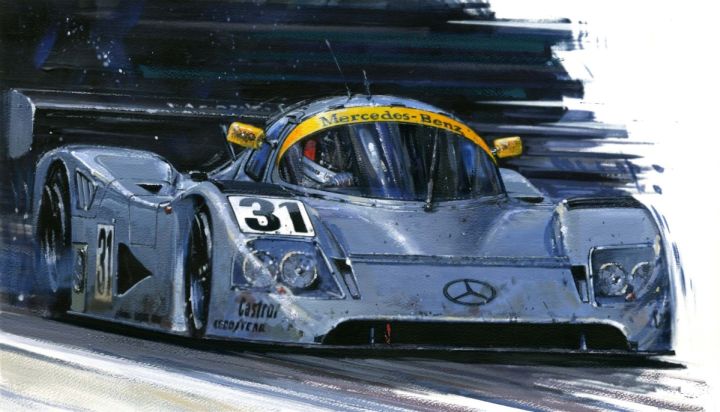 SCHUMACHER AT LE MANS - Limited Art Prints by Nicholas Watts - High ...