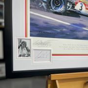 LAST LAP VICTORY – Jochen Rindt Original Autograph – Framed Art Print by Nicholas Watts