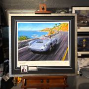 The Little Bastard by Nicholas Watts Framed with original James Dean autograph.