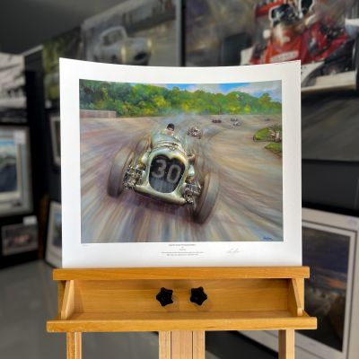 NAPIER RAILTON – Brooklands Vintage Racing Art Prints by Paul Dove
