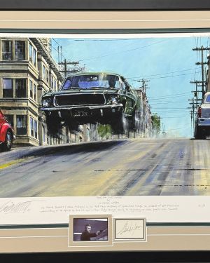 BULLITT GIVES CHASE – Framed Art Print By Nicolas Watts
