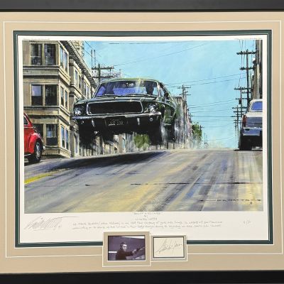 BULLITT GIVES CHASE – Framed Art Print By Nicolas Watts