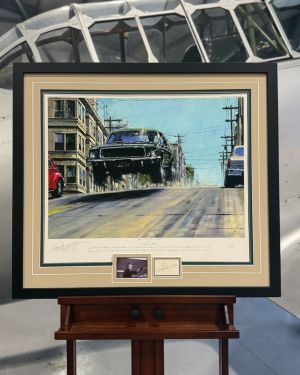BULLITT GIVES CHASE – Framed Art Print By Nicolas Watts