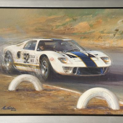 GT40 – Original Painting by Paul Dove