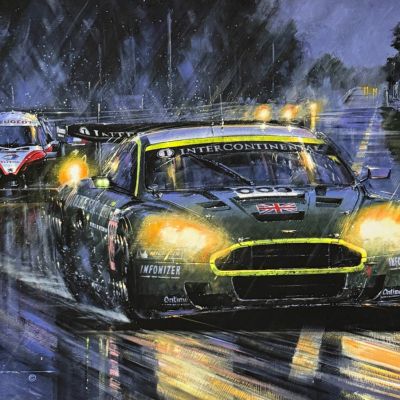 HISTORIC VICTORY FOR ASTON MARTIN – Le Mans 2007 – DBR9 Limited Art Prints by Nicholas Watts