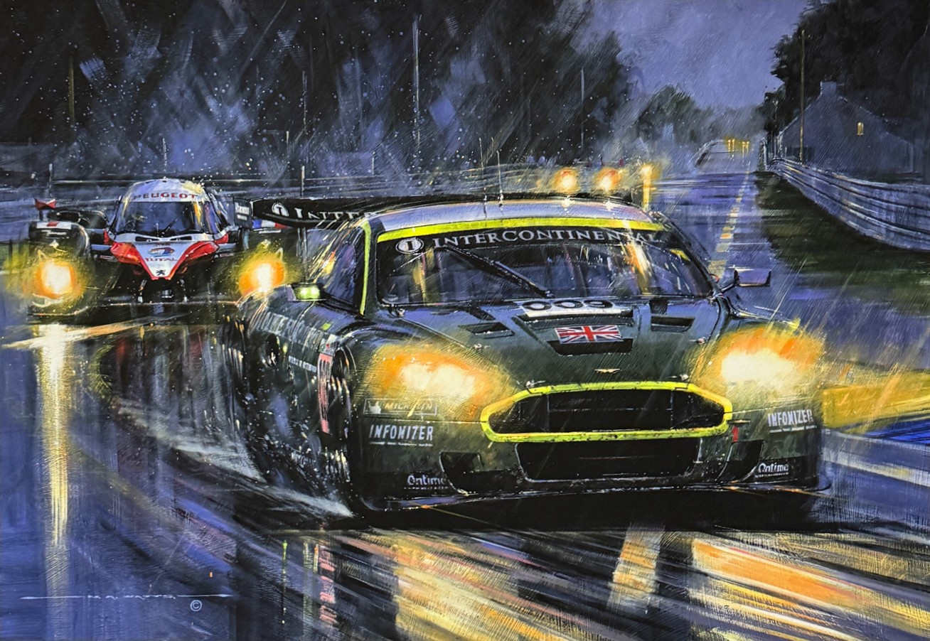 HISTORIC VICTORY FOR ASTON MARTIN – Le Mans 2007 – DBR9 Limited Art Prints by Nicholas Watts