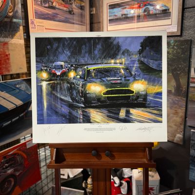 HISTORIC VICTORY FOR ASTON MARTIN – Le Mans 2007 – DBR9 Limited Art Prints by Nicholas Watts