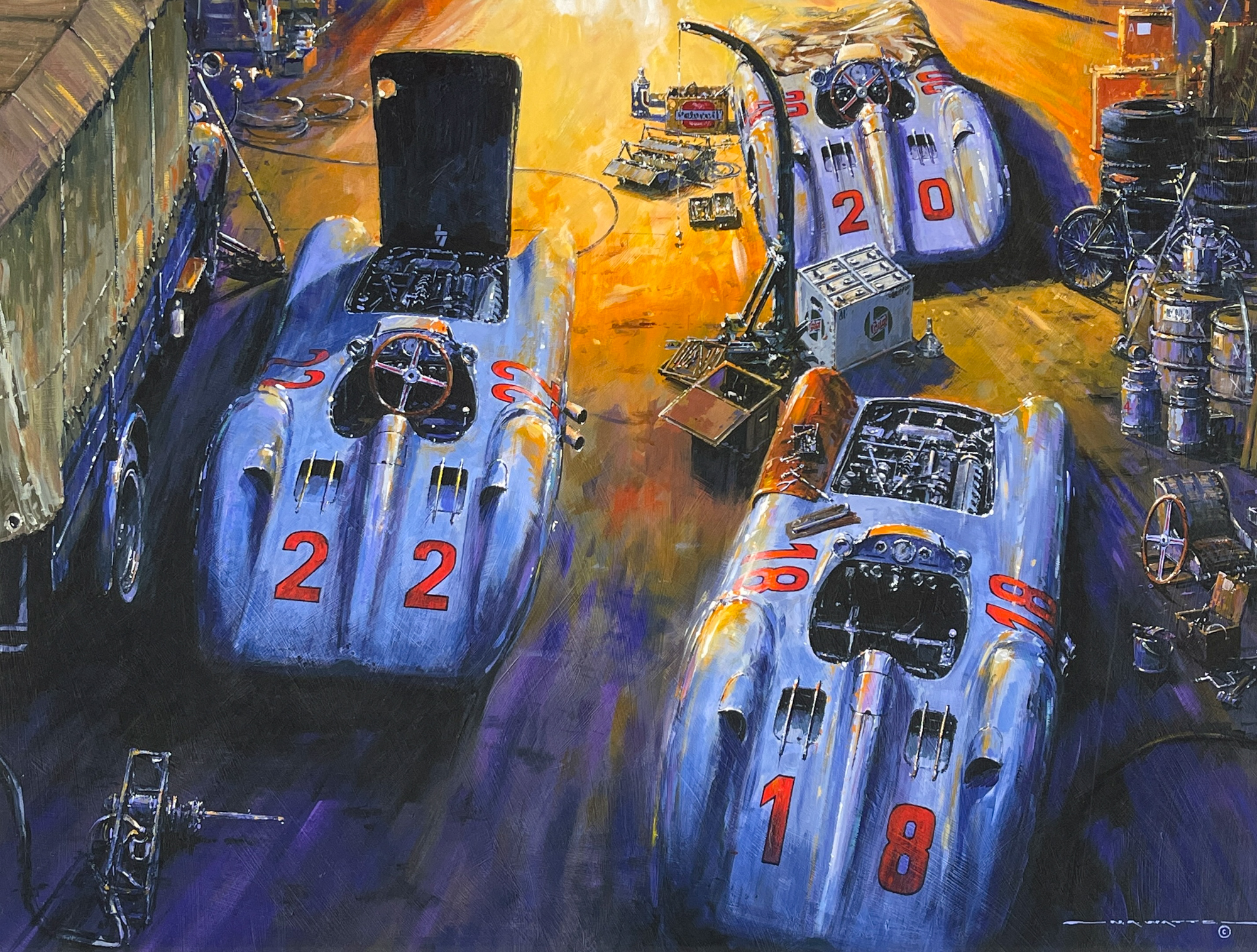 IN PREPARATION – Mercedes W196 Limited Art Prints by Nicholas Watts