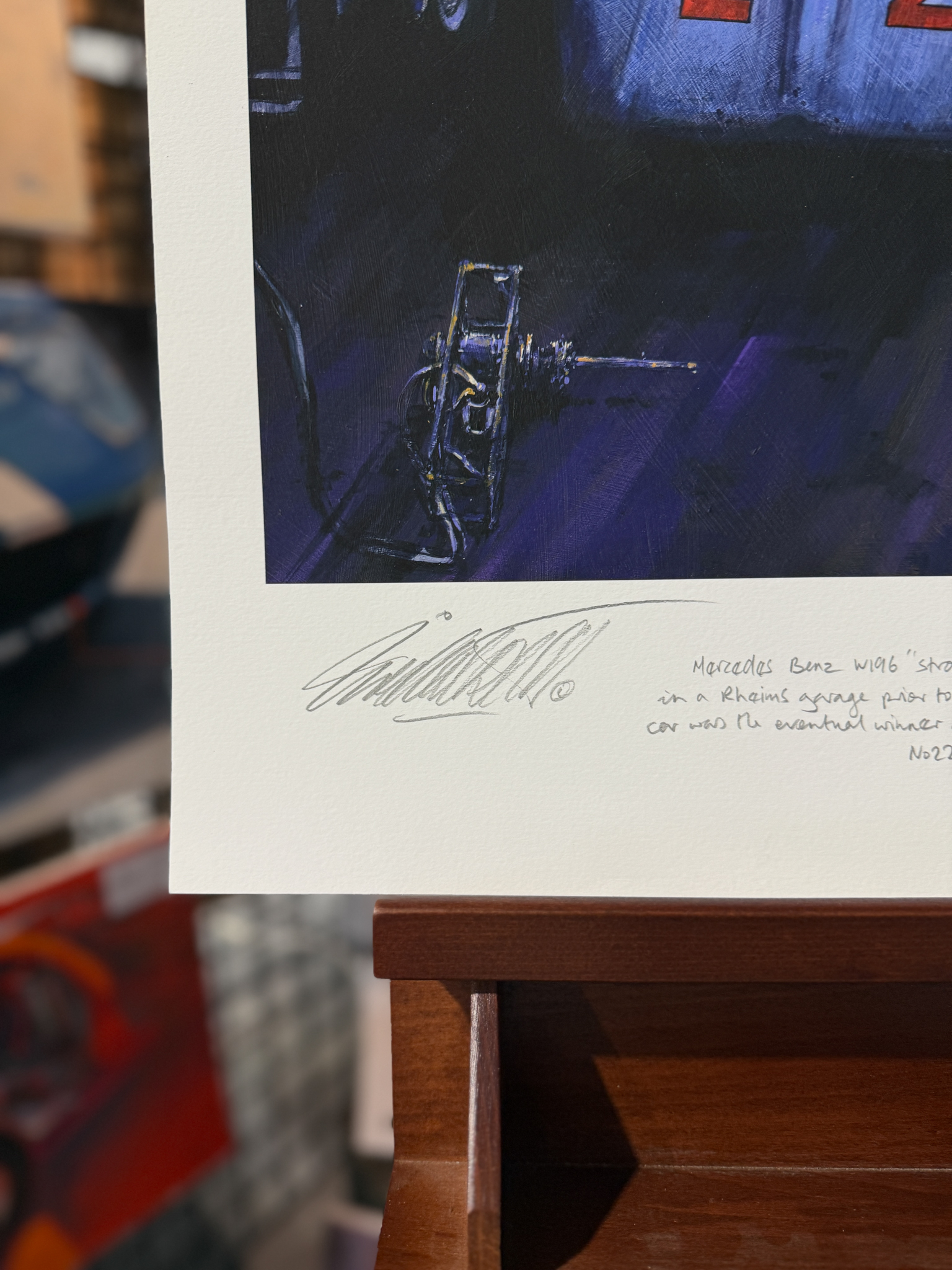 IN PREPARATION – Mercedes W196 Limited Art Prints by Nicholas Watts
