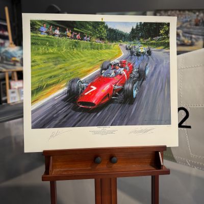 JOHN SURTEES WORLD CHAMPION 1964 – Limited Art Print by Nicholas Watts