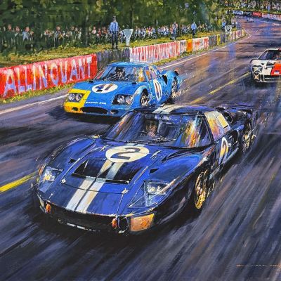 Le Mans 1966 – First Win for Ford – Limited Art Prints by Nicholas Watts