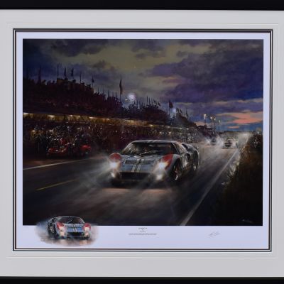 LE MANS ’66 – Motorsport Framed Art Print by Paul Dove