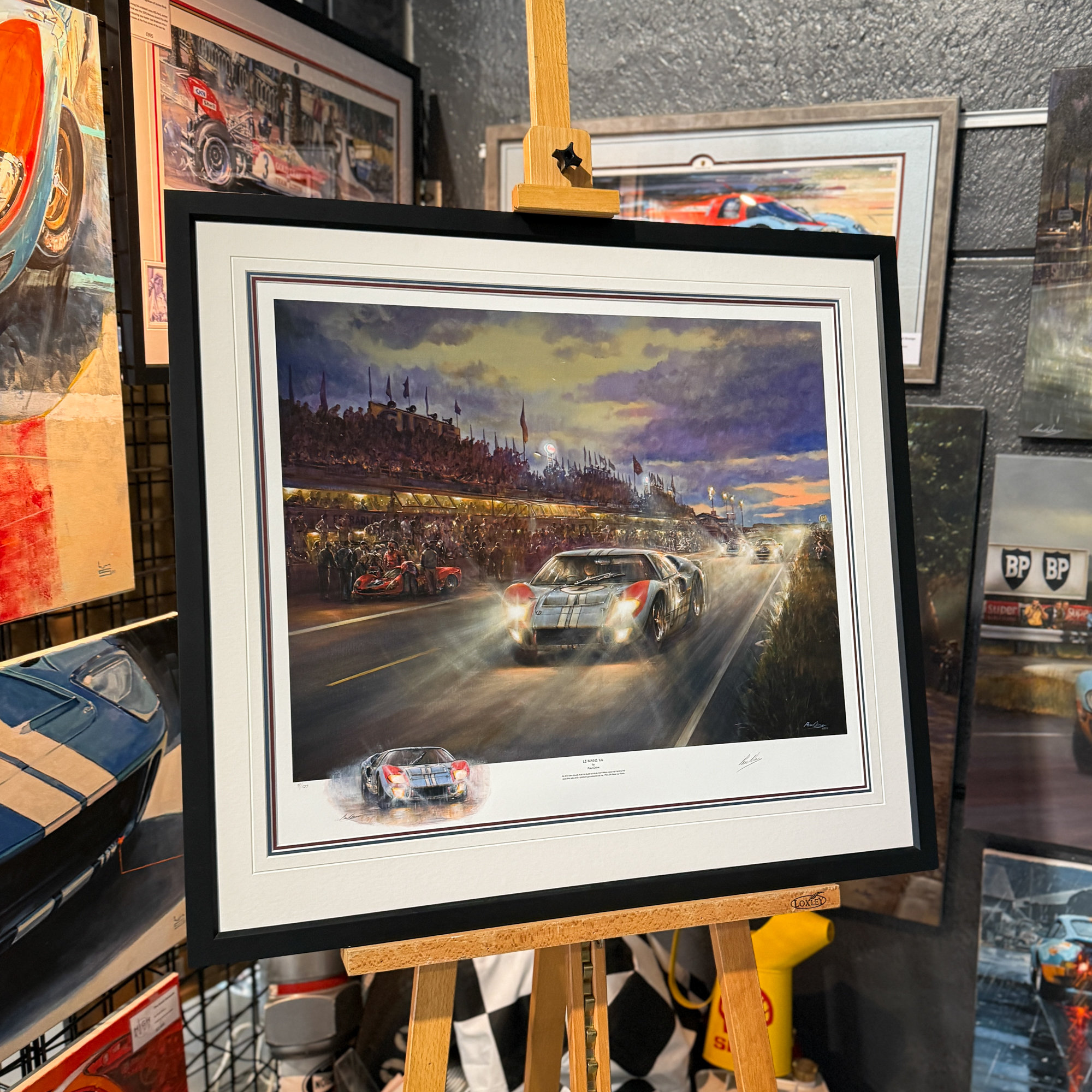 LE MANS ’66 – Motorsport Framed Art Print by Paul Dove