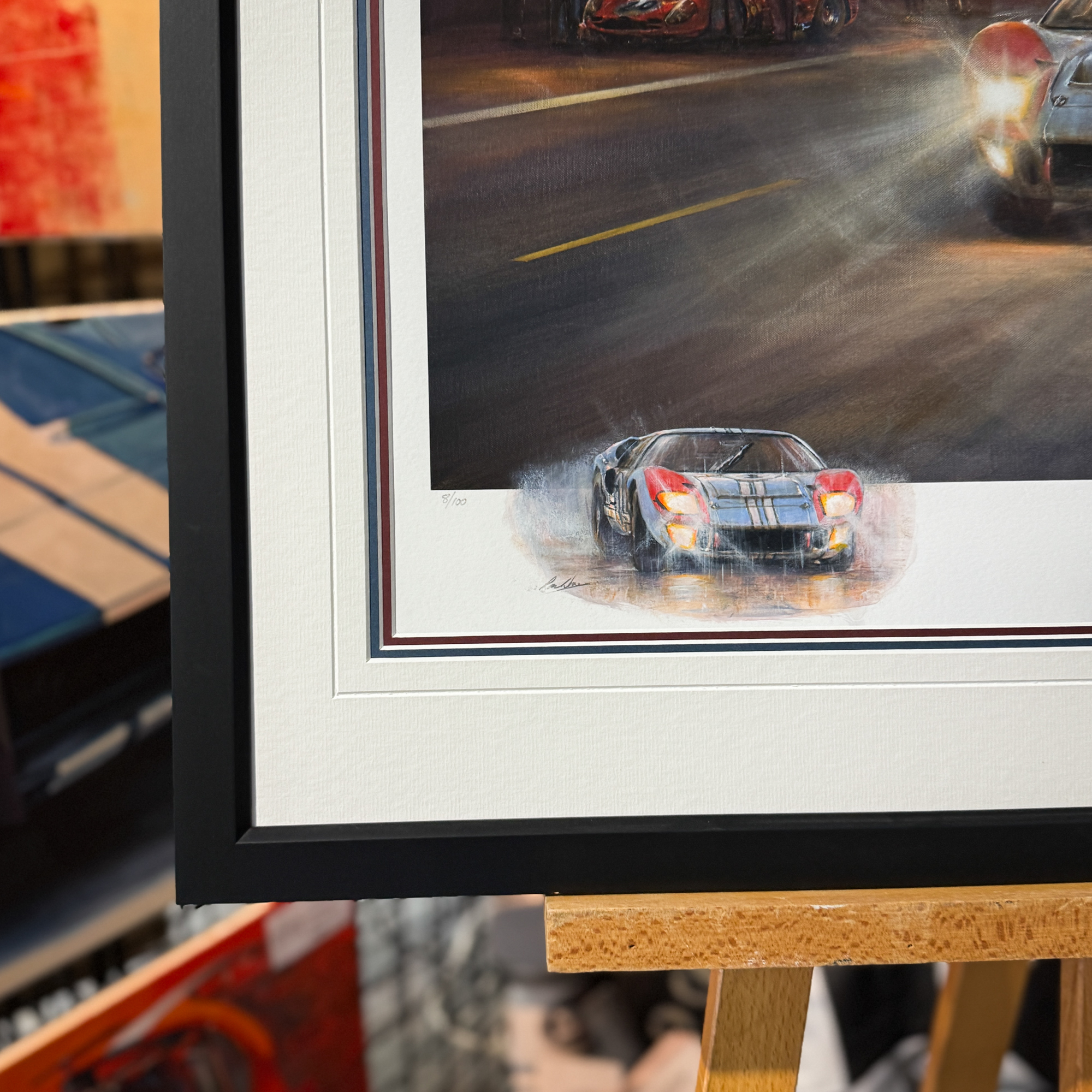 LE MANS ’66 – Motorsport Framed Art Print by Paul Dove