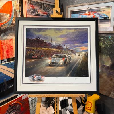 LE MANS ’66 – Motorsport Framed Art Print by Paul Dove