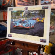 LE MANS 1970 – with 21 Signatures – Limited Art Print by Nicholas Watts