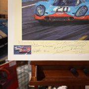 LE MANS 1970 – with 21 Signatures – Limited Art Print by Nicholas Watts