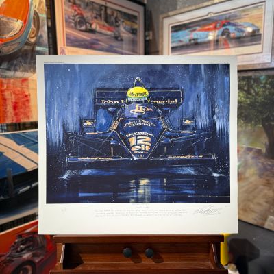 MAIDEN VICTORY – Ayrton Senna Limited Art Prints by Nicholas Watts