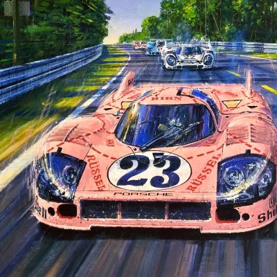 THE TRUFFELJAGER – Le mans 1971  – Porsche 917/20 Limited Art Prints by Nicholas Watts