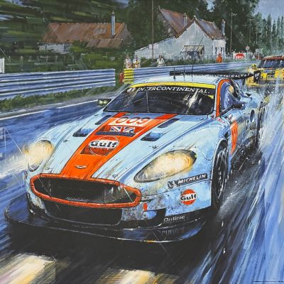 VICTORY AGAIN – Le Mans 2008 – Aston Martin DBR9 Limited Art Prints by Nicholas Watts