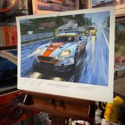 VICTORY AGAIN – Le Mans 2008 – Aston Martin DBR9 Limited Art Prints by Nicholas Watts
