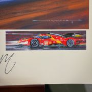 VICTORY FOR FERRARI – Le Mans 2023 – Limited Art Print by Nicholas Watts