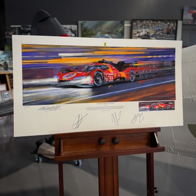 VICTORY FOR FERRARI – Le Mans 2023 – Limited Art Print by Nicholas Watts