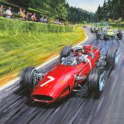 John Surtees World Champion 1964 Art Print by Nicholas Watts